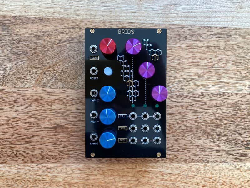 Mutable Instruments Grids DIY Oscillosaurus panel and bonus Links or Kinks or Ears image 1