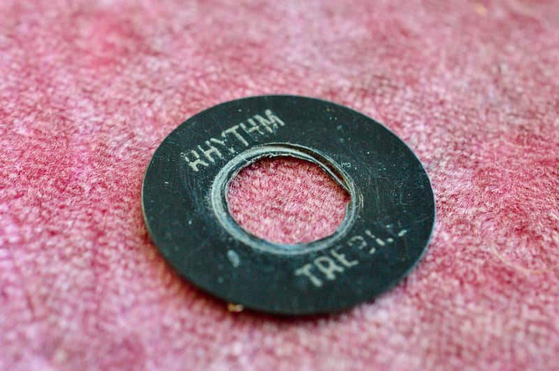 Vintage 1959 Gibson Les Paul Custom Switch Ring Poker Chip Special 1958 1960 57 image 1