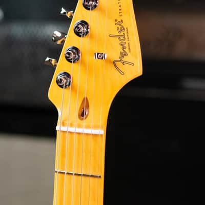 Fender American Professional Classic Stratocaster HSS Electric Guitar - Faded Black with Gig Bag image 5