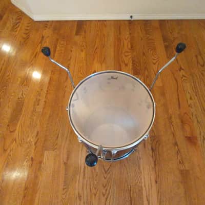 Pearl Export 16 X 16 Floor Tom On Legs, Gloss Black Mint Condition! image 8