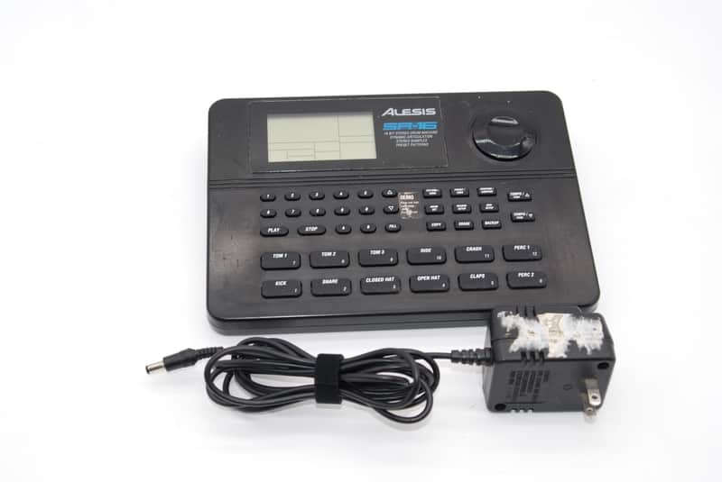 Alesis SR-16 Drum Machine 2010s - Black image 1