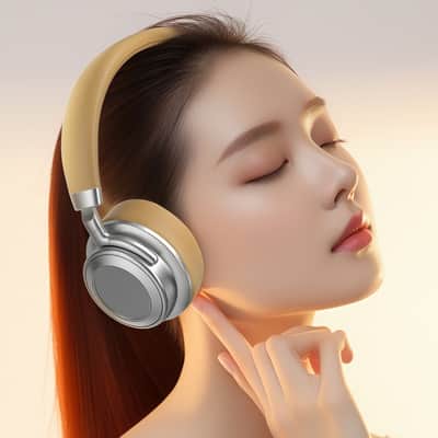 Retro Wireless Headphones, 38H Playback, Deep Bass Stereo, TF Card & Bluetooth 5.4 image 6