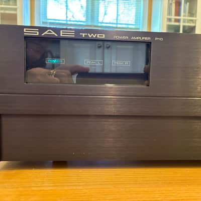 SAE P10 Power Amp 1980 - Black/Walnut image 3