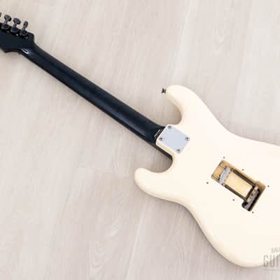 2012 Fender Stratocaster ST62-FR SSH Superstrat Vintage White w/ Floyd Rose, DiMarzio & Duncan, Japan MIJ image 13