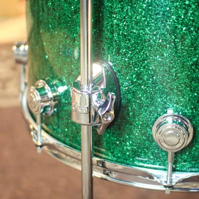 DW Collector's Maple SSC Green Glass Drum Set - 22,10,12,16 - SO#1450373 image 7