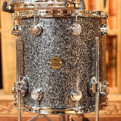 DW Collector's Jazz Maple Gum Black Galaxy Drum Set - 18,12,14,14sn - SO#1393931 image 5