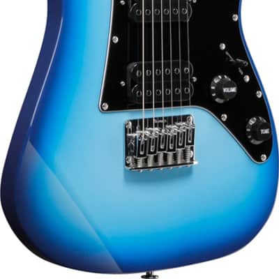 Ibanez GIO RG miKro 6 String Electric Guitar - Blue Burst (GRGM21MBLT) image 2
