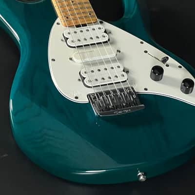 Ernie Ball Music Man Silhouette - Teal Green with Maple Fingerboard image 6