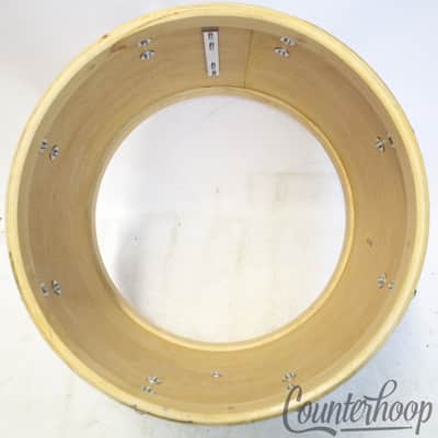 *Slingerland 15x12"Concert Tom Drum Chrome Over Wood COW 3Ply Vintage 70s Parade image 8