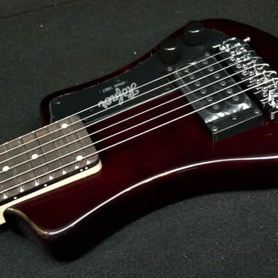 Hofner HCT-SH-RB Shorty Travel Electric Guitar Root Beer Metallic  with Gig Bag image 1