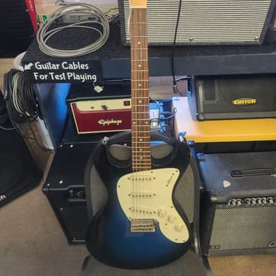 Danelectro Danoblaster Hearsay 2001 - 2004 - Blue Sparkle Burst image 1