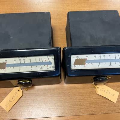 Siemens Maihak B-j45b PAIR MONO VU METER Telefunken image 3