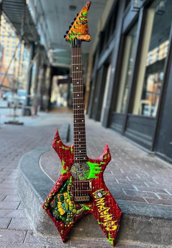 B.C. Rich Warlock Hand-painted image 1
