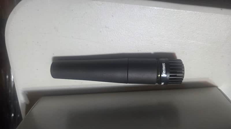 Shure SM57 Cardioid Dynamic Microphone 1984 - Present - Black image 1