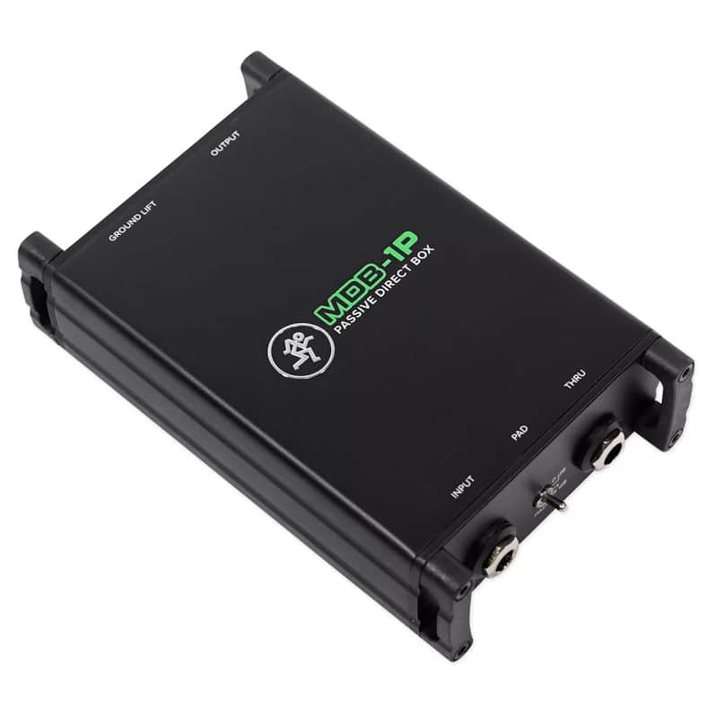 Mackie MDB-1P Passive Direct Box DI Box For Ultra-low Noise and Distortion image 1