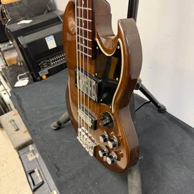 Vintage Gibson EB-3 Walnut Electric Bass Guitar Made in the USA 34" Scale image 11