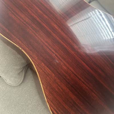 Bob Thompson Custom Dreadnought 2017 #126 Torrefied Lutz / Indian Rosewood K&K Carbon Fiber USA image 12