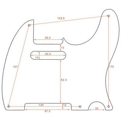 MASTER RELIC Non-Beveled 5-Hole 1-Ply BAKELITE Pickguard for Fender Telecaster AGED BLACK image 2