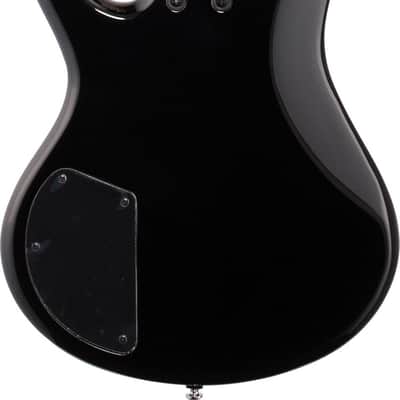 Ibanez GSRM25 Mikro Short-Scale 5-String Bass Guitar, Purpleheart Fingerboard, Black image 3