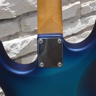 Skermetta Custom Super Strat Ocean Burst image 5