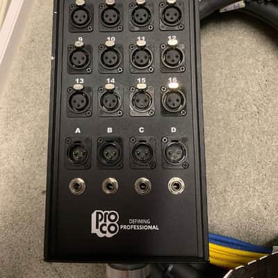 Pro Co RoadMaster 16x4 Snake with XLR Returns, Stage Box, 50 feet - RM1604FBX-50 image 2