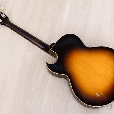 1956 Gibson ES-175 Vintage Archtop Electric Guitar Sunburst w/ P-90, Case image 14