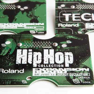 Roland SR-JV80-12 Hip Hop Expansion Board 1990s - Green