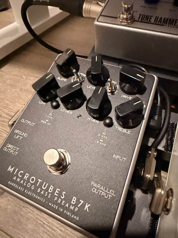 Darkglass Electronics Microtubes B7K V2 Bass Preamp 2018 - Present - Black image 1