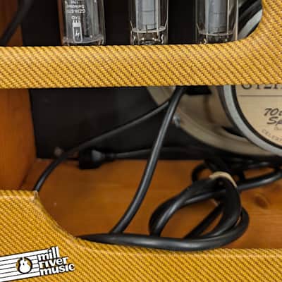 Tungsten Amps Crema Wheat 1x12 Rehoused Laquered Tweed - Used image 5