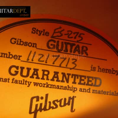 ♚ PRISTINE ♚ULTRA RARE♚2017 Gibson ES-275 P90 VOS♚Script Logo♚INCREDIBLE♚6.3LBS♚175*335 image 9