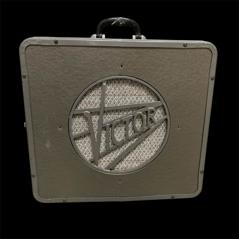 1950 RCA Victor 12" Projector Metal Speaker Cabinet image 1