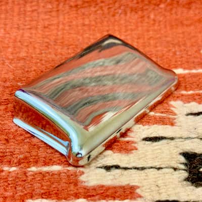Vintage Fender Stratocaster Guitar Chrome Bridge Cover Circa 1960's 1970's image 5