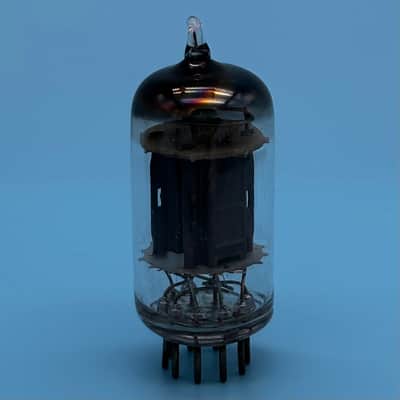 1955 General Electric 12AU7 ECC82 Vintage GE Long Plate D Getter Tube! T324 image 4