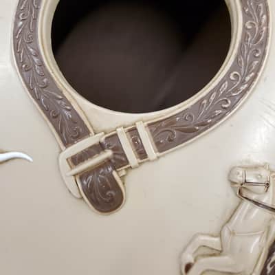 Emenee Western Guitar  vintage antique toy guitar with 3D graphics image 8