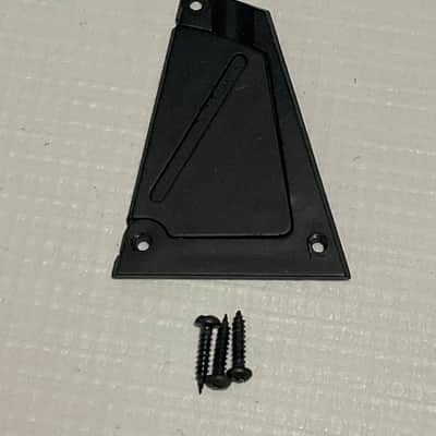 2010's Ibanez RG & S Series Guitar Black Factory Truss Rod Access Cover 1 Ply image 1