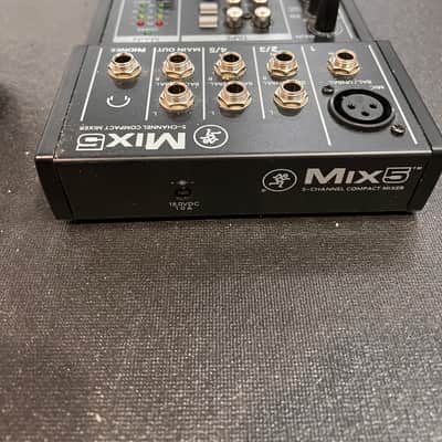 Mackie Mix5 5-Channel Compact Mixer 2015 - Present - Black image 4