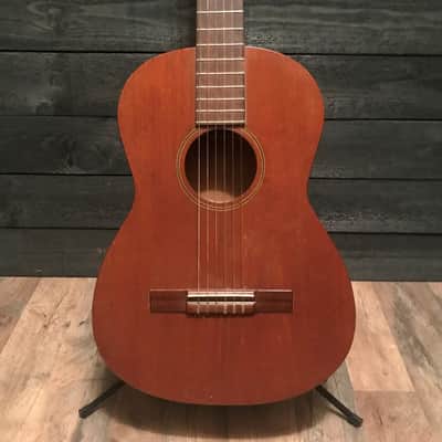 Favilla 1960's All Solid Mahogany USA Made Classical Acoustic Guitar w/ Case image 1