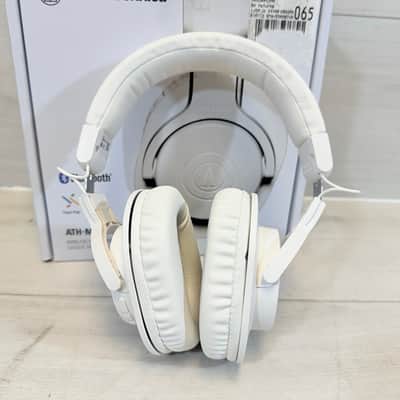 Audio-Technica ATH-M20xBT Wireless Bluetooth Headphones – White, Closed-Back w/ Box image 2