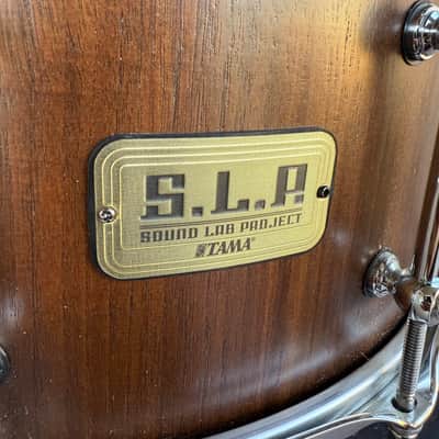 Tama S.L.P Sound Lab Project 6.5x14" Snare Drum in Matte Black Walnut (Rm4) image 2