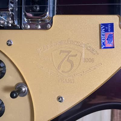 Rickenbacker 360 DCM 75th Anniversary 2007 - Dark Cherry Metallic image 7