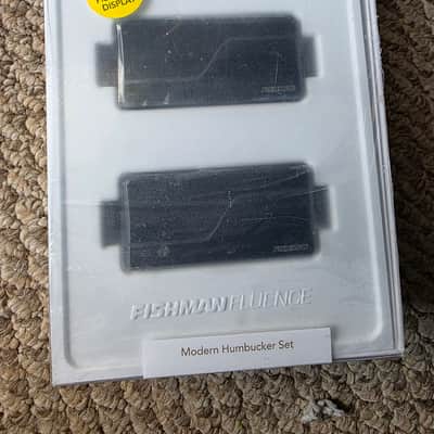 Fishman Fluence Modern 7 String Humbucker Pickup Set - Black image 1