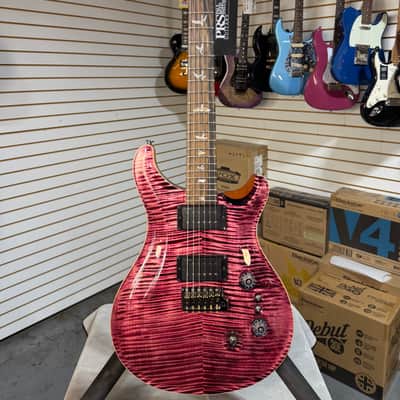 PRS Custom 24-08 10-Top 2026 Electric Guitar - Pomegranate w/OHSC & PLEK*D #516 image 5