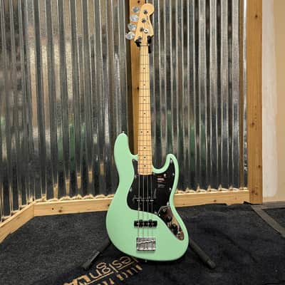 Fender American Performer Jazz Bass with Maple Fretboard 2018 - Present - Satin Surf Green image 1