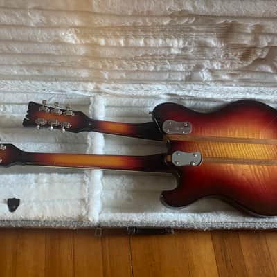 Super Rare Mosrite Joe Maphis Doubleneck Semie Moseley Signed 1986 image 5