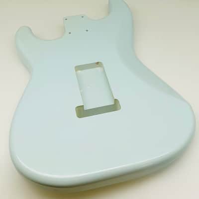 Show Me Nitro Finishes 4lbs 2oz Nitro Lacquer S-Style - Faded Sonic Blue image 7