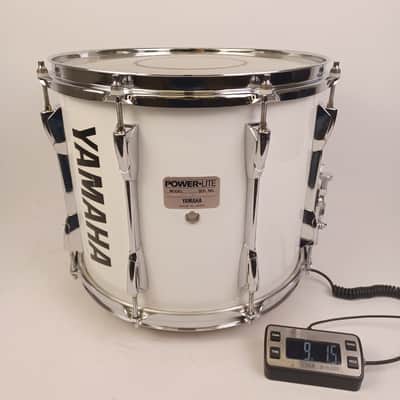 Yamaha 11x13"Powerlite Marching Snare Drum White Japan MS6113U ML3668 6Ply Birch image 19