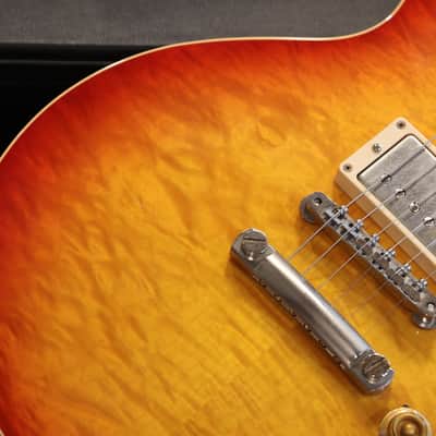 2011 Les Paul Custom Shop Historic 1959 Reissue Electric Guitar Quilt Washed Cherry VOS + COA OHSC image 3