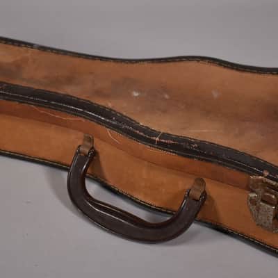 c. 1950's Geib Soprano Ukulele Soft Shell Case Brown image 2