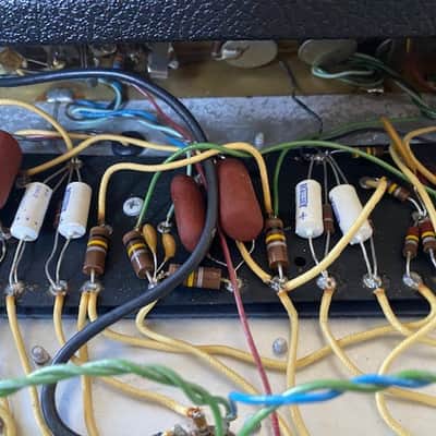 Fender Bassman 2-Channel 50-Watt Guitar Amp Head 1968 - 1969 - Silverface image 11