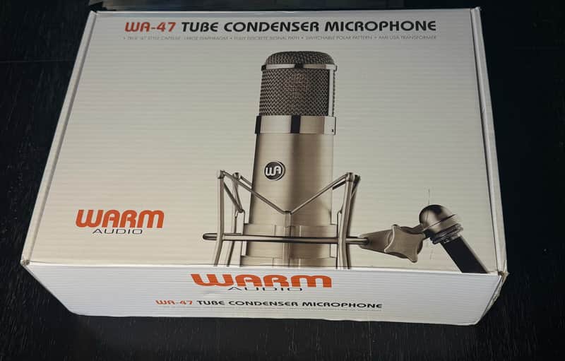 Warm Audio WA-47 Large Diaphragm Multipattern Tube Condenser Microphone 2018 - Present - Nickel image 1